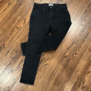 Loft Curvy Skinny Black Denim, Size 8/29, Very Almost New Condition